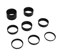 Generic Telescope Extension Tube Set with Aluminum Alloy Material for Astronomical Photography, 8PCS Length Extending Ring Kit for Astronomers and Researchers