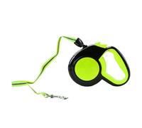 Generic Telescopic Dog Leash 5m Soft Grip Easy Control for Outdoor Activities Suitable for Dogs Under 20kg (Fluorescent Green)