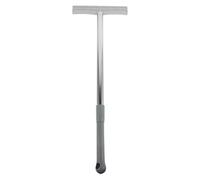 Generic Telescopic Stainless Steel Sign Holder 5Mm Square Clip, Adjustable Height Handheld Pole for Election Campaigns and Demonstrations