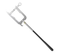 Generic Telescoping Automatic Boat Dock Hook, Stainless Steel, 7 Hooks, U Type Mooring Rope Threader, Clothesline T Post, Boat Hook