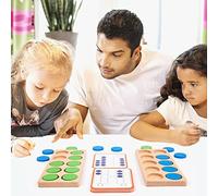 Generic Ten Frame Set Math Manipulative Early Learning Counters for Kids, Educational Math Game to Grow While Having Fun (black)