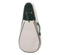 Generic Tennis Bag, Badminton Ripper Microfiber Leather -Polyester Light with Shoe Bag for Play (White)