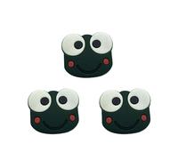Generic Tennis Racket Vibration Dampeners,Cartoon Racket String Shock Absorber,Silicone Tennis Dampeners,Tennis Damper for Tennis Racket Racquetball, Onesize, 3pcs Frog