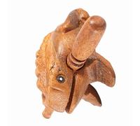 Generic Thailand Traditional Wooden Lucky Croaking Musical Instrument for Home Office Decor- Small Size #1 (No. 1 5.8CM)