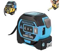 Generic The Almighty Ruler Digital Tape Measure with Laser, 3-in-1 Laser Rangefinder, 197 ft, Blue