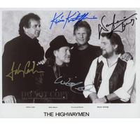 Generic The Highwaymen Photograph 8 X 10 | Johnny Cash | Waylon Jennings | Willie Nelson | Kris Kristofferson | Outlaw Country Supergroup | Magnificent Photo | Wall Art Poster