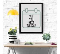 Generic - The House of Ember - See You Next Tuesday - A4 Unframed Wall Art Print - Glossy 170gsm Paper - Perfect for Home, Office, or Gift Funny Dark Humour