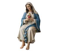 Generic The Immaculate Conception Statue of the Catholic Virgin is a Handmade Sculpture for the Religious Altar (B, One Size)