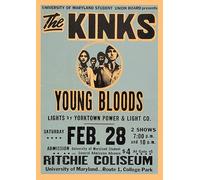 'Generic' The Kinks #2 VINTAGE RARE BAND ROCK Posters Concert Tour Music - A4 A3 A2 - Quality Prints … (Not Framed, A3)