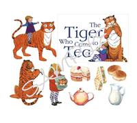 Generic The Tiger Who Came To Tea Themed Edible Icing Sheet A4 Cake Toppers Judith Kerr