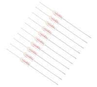 Generic Thermal Fuse 10pcs Metal Shell 72-250℃ Cutoff Reliable Circuit Protection for Home Appliances Heat Sensitive Components (216℃)