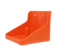Generic Thickened Salt Block Feeding Box for Sheep and Livestock with Sturdy Pe Material Orange Livestock Feeding Container Suitable for Home and Commerce