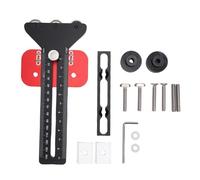 Generic Thin Rip Jig Table Saw Jig Guides, 3 Pulleys Table Saw Thin Ripping Guides, Making Repetitive Narrow Strip Cuts, Fit for 3/8x3/4 U Slot & 1/4x3/8in T Slot, Woodworking Tools