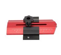 Generic Thin Rip Jig, Woodworking Tool Stainless Steel Multifunctional Thin Rip Jig Table Saw Guide Precise Ripping Time Saving Sturdy for Router Table (Red)