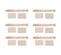 Generic Thin Transparent Double Sided Computer Slide Mount Holder Tab for Secure Attachment and Easy Removal, Fit for Shared Workspaces and Transport