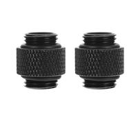 Generic Thread Adapter Extender Connector for Suitable for Water Cooling Applications and Sealed O-Ring 2pcs G1/4 with Quick Coupling Plastic Fittings Computer Water Cooling System