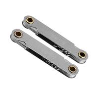 Generic Thread Pitch Stainless Steel 2pcs Durable Easy Reading Screw Measuring for Hobbyists and Professionals Stainless Steel