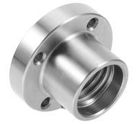 Generic Threaded Backplate Adapter for Wood Lathe Chuck 2 Inch Steel Multifunctional Faceplate Chuck Stable Clamping Force for Woodworking Projects