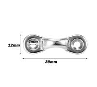 Generic Tie Down Anchor, Kayak Pad Eye Rivet Kit Canoe Pad Eye Strap with Screws Anchor Point for Kayak Canoe Rigging
