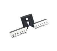 Generic Tile Cutter Ruler Professional Measuring Cutting Guide Manual Part with Engraved Scales to Improve Efficiency Suitable for Enthusiasts, Right Angle Ruler
