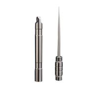 Generic Titanium Alloy Toothpick EDC Reusable Portable Metal Travel Toothpick in Gift Box (LA022), Silvery
