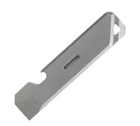 Generic Titanium Everyday Carry Pry Bar, Mini Outdoor Survival Pry Tool, Portable Mighty Bar with Bottle Opener, Keyhole Design, 3.6 in
