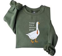 Generic Today I'm A Serious Goose Unisex Adult Funny Humor Lv L Sweatshirt