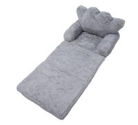 Generic Toddler Chair, Kids Chair Folding Crown Cushion Toddler Bed Girl Princess Baby Children Small Sofa with Backrest for Bedroom, Gray (3 Tier)