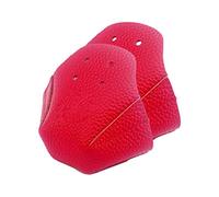 Generic Toe Cap Protection, 1 Pair 4 Holes PU Leather Skate Guard, Professional Skate Toe Protection Cover, Not -Brief, for Roller Schools (red)