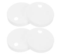Generic Toilet Bolt Covers Bathroom Cover Plastic 2 Pair White Decorative Screw Caps Versatile Use for Toilet Seat Screws Fittings for Homes
