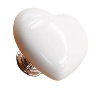 Generic Toilet Button Pusher Heart Shaped Press Helper for Women with Long Nails, Compact and Convenient Toilet Flusher Topper, Hygienic Plastic Design, Lightweight and Portable (White)