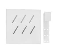 Generic Toilet Cleaning Tablet Bracket Toilet Tank Cleaner Storage Caddy 7.9x4.3x1.4' Stainless Steel Sturdy Material Space Saving Design White Hanging Holder for Bathroom