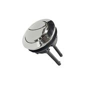 Generic Toilet Dual Flushs Button, Toilet Push Button for Bathroom Toilet Tanks, Round Head Water Valve Accessories Toilet Flush Kit Replacement, 58mm