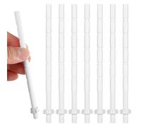 Generic Toilet Flush Rods Push Button Replacement 10Pcs Adjustable Length Extended Thread for Bathroom Toilet Tanks Compatible with Top Flush Valve