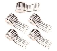 Generic Toilet Paper Tissue Rolls Creative Decorative 5 Rolls Piano Printed Paper Gift for Musicians and Music Enthusiasts
