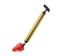 Generic Toilet Plunger, Hand Drain Cleaner, Pressure Pipe Cleaner, Stainless Steel Blockage Remover, Pump Device for Shower, Kitchen, Facilities, Poo, Red