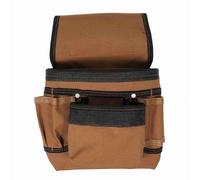 Generic Tool Belt, Adjustable Heavy Duty Tool Pouch Bag with Shoulder Strap and Waist Belt Electrician for Men for Carpenter, Electrician, Woodworker, Construction (Waist Pack A)
