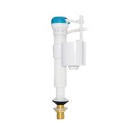 Generic Tool Toilet Fill Valve, ABS Plastic & Brass, Float Valve, Fill Valve, Blue & White, 1.9cm Inlet, 1/2 inch Outlet, Dual Flush Cistern, 195-305mm Height Adjustable, Recommended for 1938754031