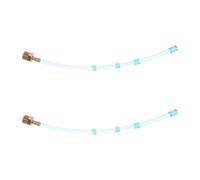 Generic Tornado Wash Gun Weighted Tube, 2pcs Car Detailing Liquid Hose, Uniform Spray Distribution, PP and Metal Replacement Hose for Home Garages