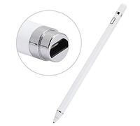 Generic Touchscreen Pen Sensitive Capacitive Digital Stylus for Artists, Students, Teachers, and Journalists, Built-in Battery, USB Rechargeable (White)