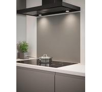 Generic Toughened Glass Kitchen Splashback 900x750mm, Matt White, 900mm | Peel-and-stick backing ensures quick installation, providing a 6mm thick, heat-resistant barrier to protect walls.