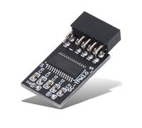 Generic TPM 2.0 Module, LPC SPI 12Pin Remote Card Encryption Security Board Accessory, SPI Interface Easy to Install Suitable for GIGABYTE