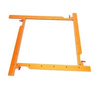 Generic Track Saw Guide Rail Kit Heavy Duty with Arrow Storage Case Clamps for Accurate Woodworking 4 Units Aluminum Alloy