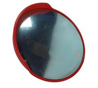 Generic Traffic Safety Mirror 30 Inch Wide Angle Convex Design with ABS Backing for Parking Lots and Driveways Lightweight and Impact Resistant (Outdoor Type (Column Pipe Diameter: 60-72mm)