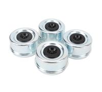 Generic Trailer Hub Cap, Trailer Hub Dust Caps with Gaskets 4Pcs Metal Rubber Axle Dust Cup for 7000-8000lbs Axles Dexter Campervan RV