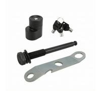 Generic Trailer Lock Bolt Bike Rack Trailer Security Locking Pin Hitch Fastener Replacement Iron Lock Bolt with Cylinder Keys and Wrench Plate Suitable for Trips Vehicle Transport Daily use