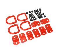 Generic Trailers Anchor Fastener Ring, Rustproof Heavy Duty 1/2in D Ring Screw/Fastener On 12125lbs Break Strength Stable Connection for Truck Cargo Tie Downs (#12)