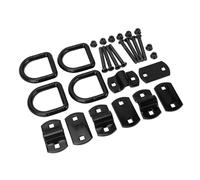 Generic Trailers Anchor Fastener Ring, Rustproof Heavy Duty 1/2in D Ring Screw/Fastener On 12125lbs Break Strength Stable Connection for Truck Cargo Tie Downs (#11)