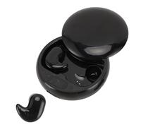 Generic Translation Earphones Multifunctional Accurate Two Way Translator for Global Communication Travel PC ABS 2 Units (Black)