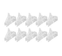 Generic Transparent Nail Tips Clips 10pcs Set - Durable Quick Building Clips for Nail Art - Eco-Friendly and Easy to Clean